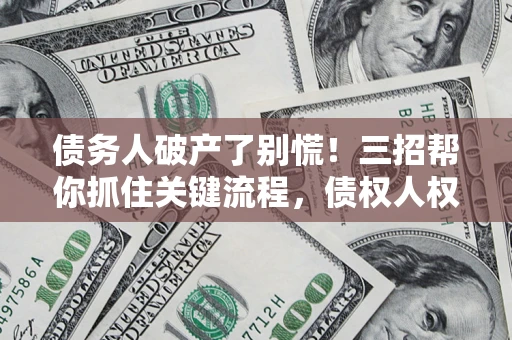 北京债务人破产了别慌！三招帮你抓住关键流程，债权人权益不再缩水