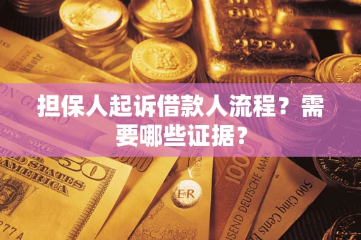 北京担保人起诉借款人流程?需要哪些证据? 北京担保人起诉借款人流程?需要哪些证据?