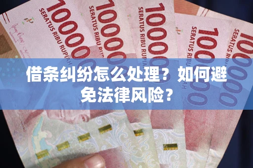 北京借条纠纷怎么处理？如何避免法律风险？